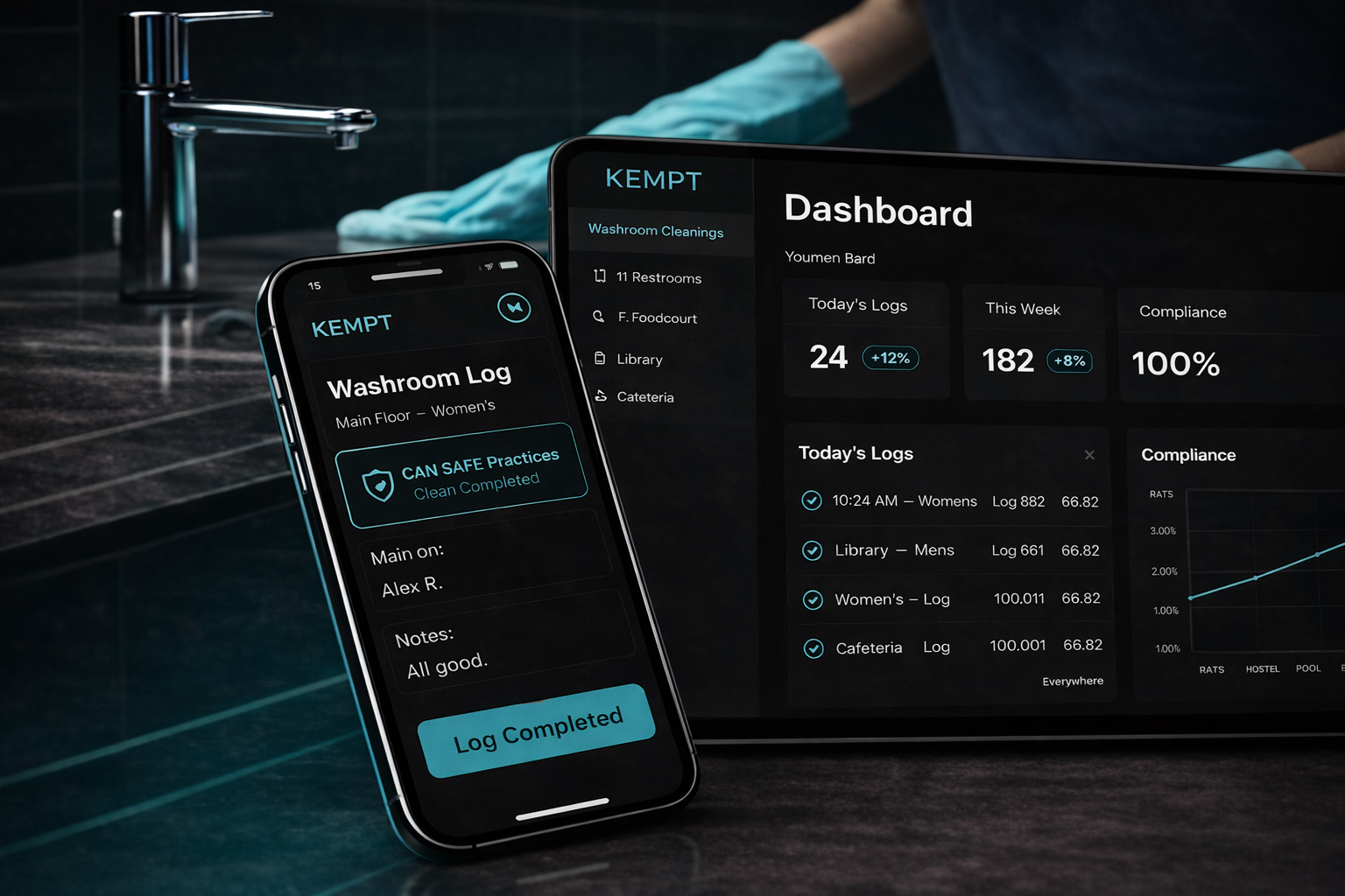 Kempt compliance dashboard